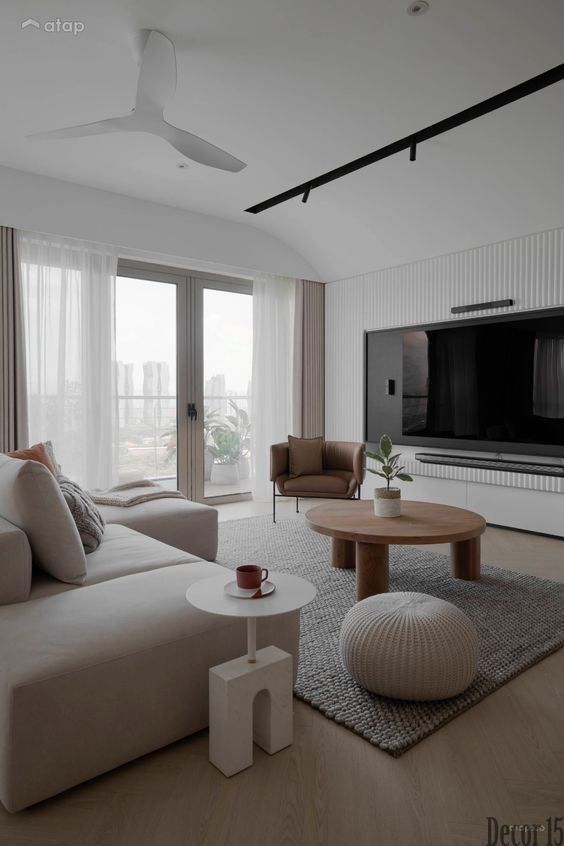 minimalist apartment room 2023