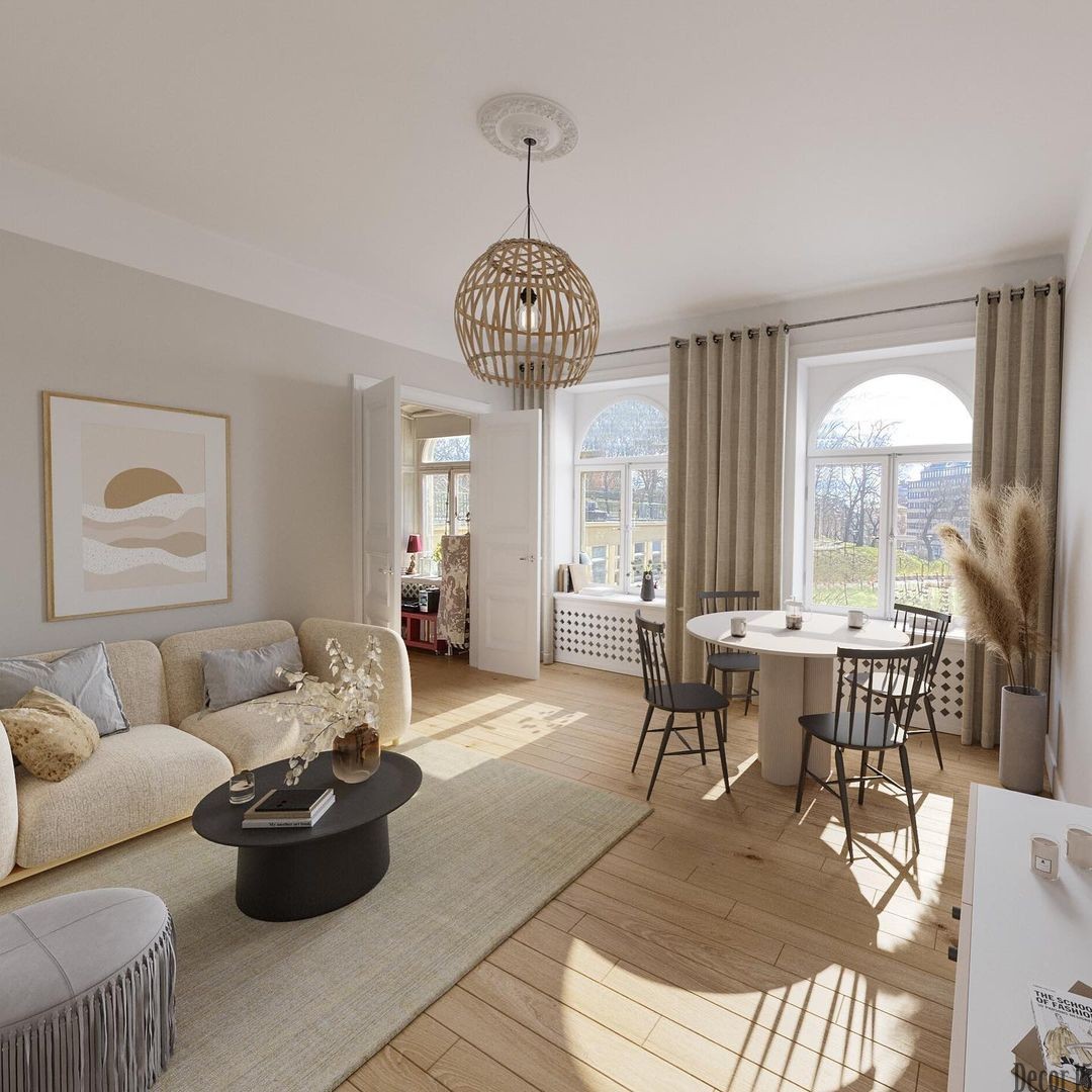 scandinavian style livingroom 2023