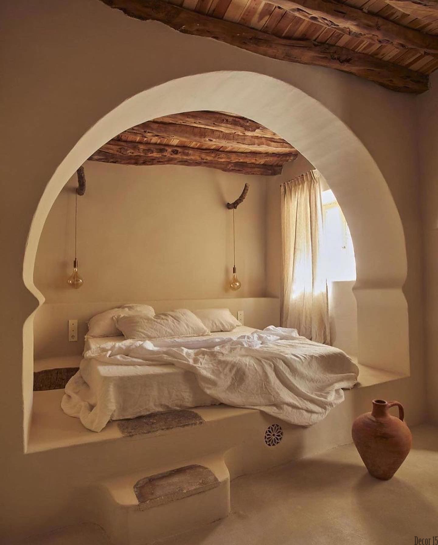 creative interior design rustic bedroom 2024