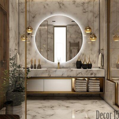 modern maximalist bathroom interior design 2023