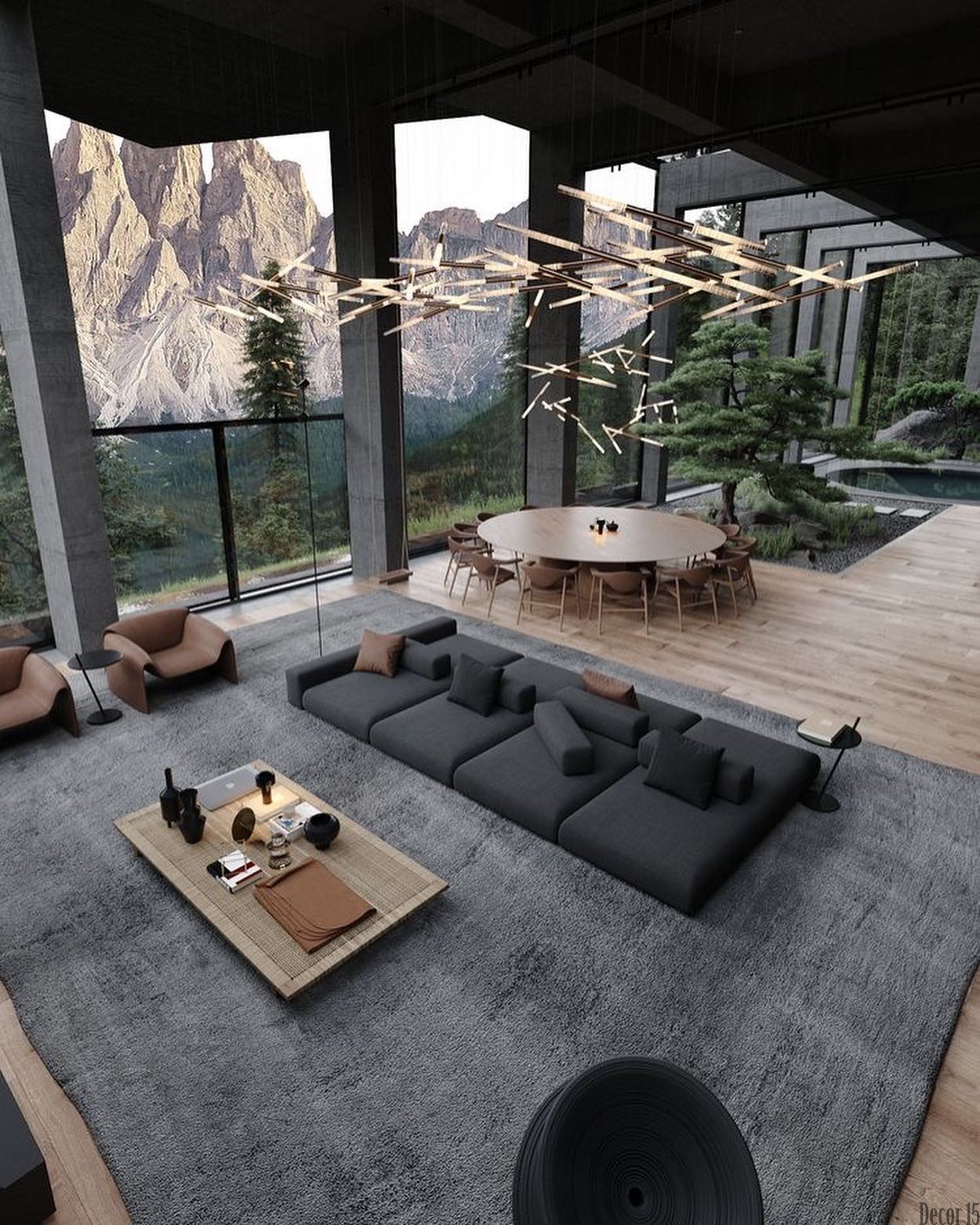 natural creative interior design room design 2024