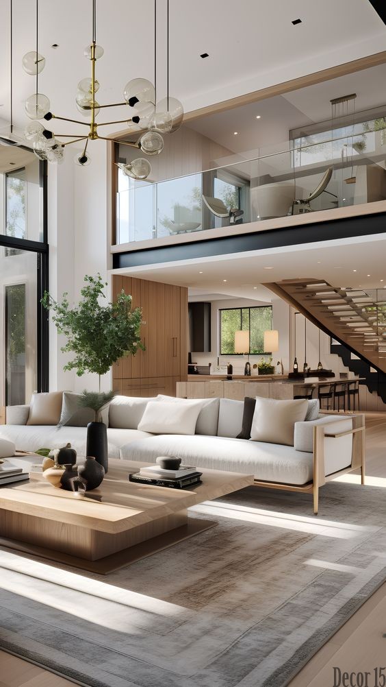 American style contemporary interior design 2024