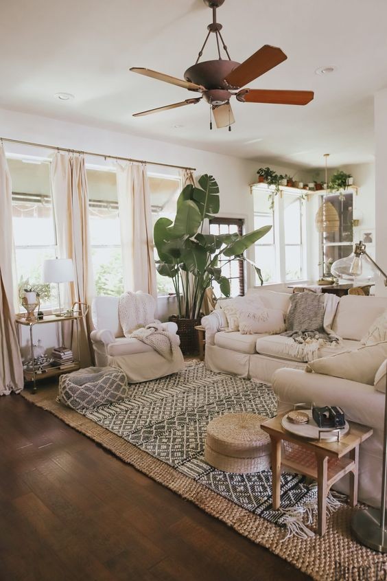 cozy living room decor idea 2024