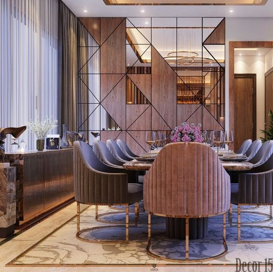 luxury dining room style 2024